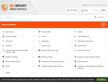 Tablet Screenshot of bo-import.cz